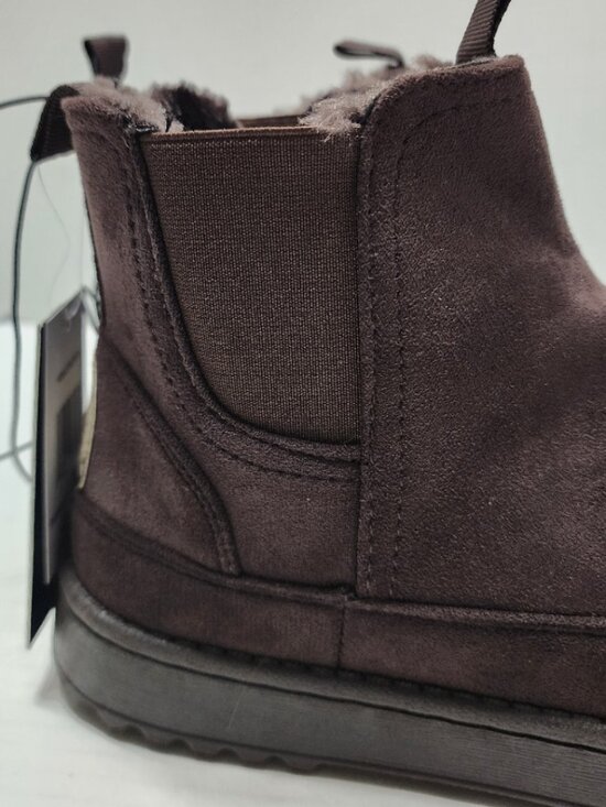 New White Mountain Isleworth Dark Brown Boot - Faux Suede & Fur - Size 13 main image 10